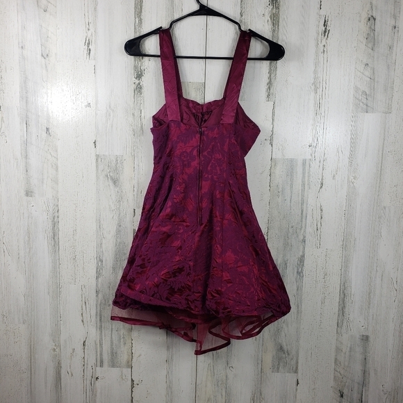 Vintage Next left purple summer mini dress juniors size 3 - Picture 5 of 13